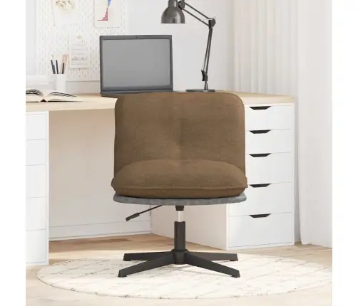 Biroja Krēsls, Pelēkbrūns Audums Vidaxl