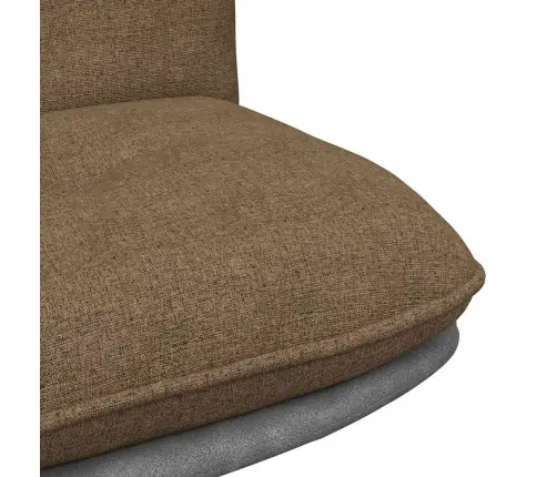 Biroja Krēsls, Pelēkbrūns Audums Vidaxl