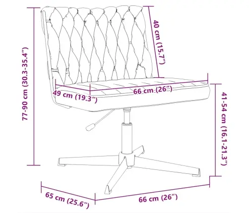 Pasukamas Biuro Kėdės Kreminis Garbanotas Vilnos Audinys