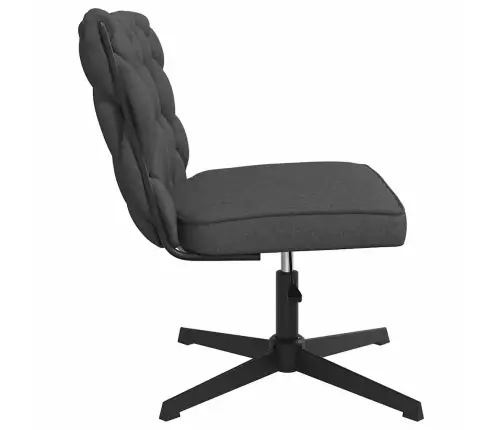 Biroja Krēsls, Tumši Pelēks Audums Vidaxl