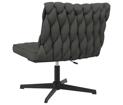 Biroja Krēsls, Tumši Pelēks Audums Vidaxl