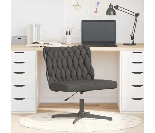Biroja Krēsls, Tumši Pelēks Audums Vidaxl