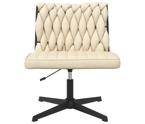 Pasukama Biuro Kėdė, Kreminės Spalvos, Audinys