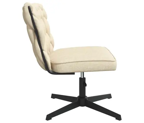 Pasukama Biuro Kėdė, Kreminės Spalvos, Audinys