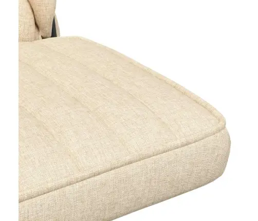 Pasukama Biuro Kėdė, Kreminės Spalvos, Audinys