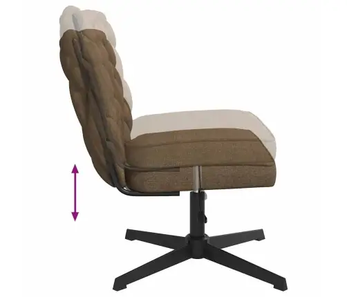 Biroja Krēsls, Pelēkbrūns Audums Vidaxl