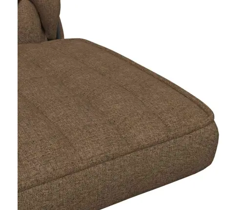 Biroja Krēsls, Pelēkbrūns Audums Vidaxl