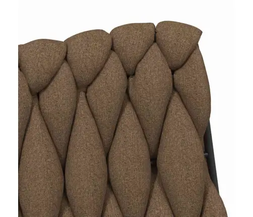 Biroja Krēsls, Pelēkbrūns Audums Vidaxl