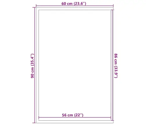 Uksematt, Antratsiithall, 60 X 90 Cm