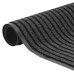 Durvju Paklājs Melns, Pelēks 40 X 60 Cm Polipropilēns, Pvc Vidaxl