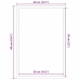 Durvju Paklājs Melns, Pelēks 40 X 60 Cm Polipropilēns, Pvc Vidaxl