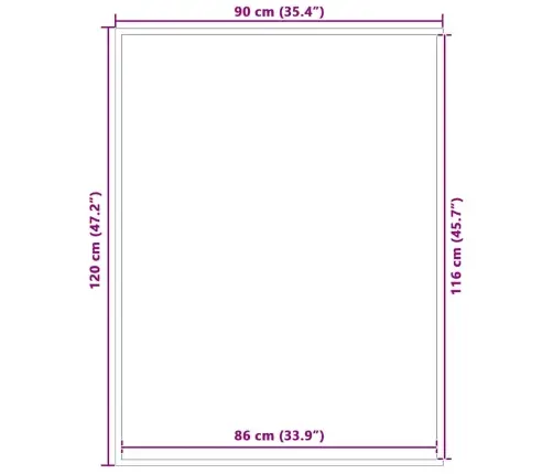 Durvju Paklājs, Svītrains, Melns Un Pelēks, 90X120 Cm Vidaxl