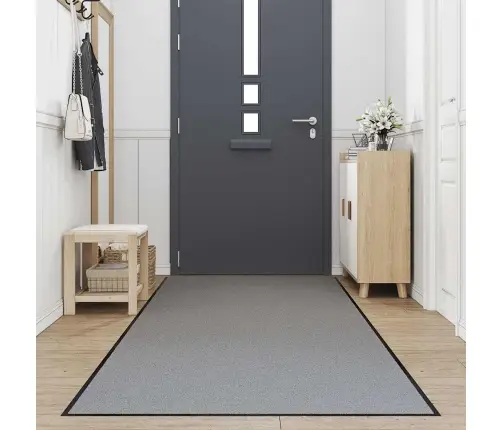 Durvju Paklājs, Pelēks, 115X300 Cm Vidaxl