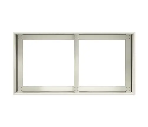 Taimekast, Valge, 80X40X40 cm Külmvalts Teras