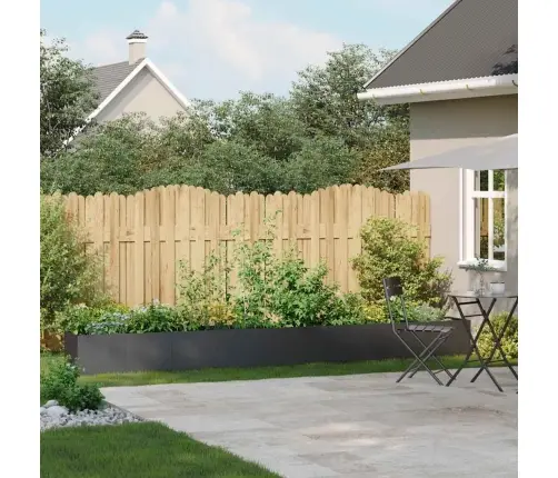 Taimekast, Must, 360X40X40 cm Külmvaltsitud Teras