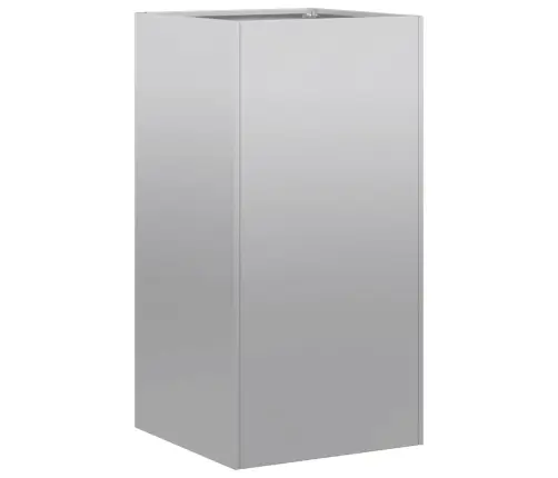 Puķu Kaste, 40X40X80 Cm, Cinkots Tērauds Vidaxl