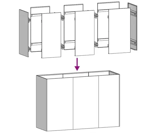Taimekast, Oliiviroheline, 120X40X80 cm Külmvalts Teras
