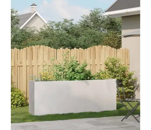 Puķu Kaste, 200X40X80 Cm, Nerūsējošs Tērauds Vidaxl