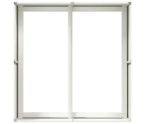 Taimekast, Valge, 80X80X40 cm Külmvalts Teras