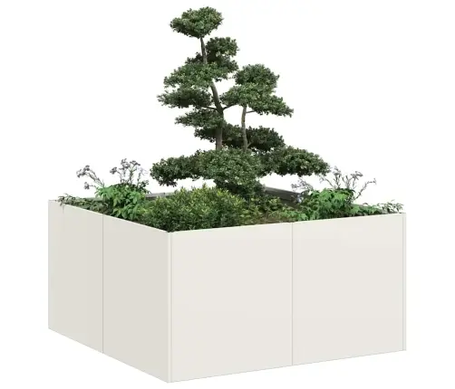 Taimekast, Valge, 80X80X40 cm Külmvalts Teras