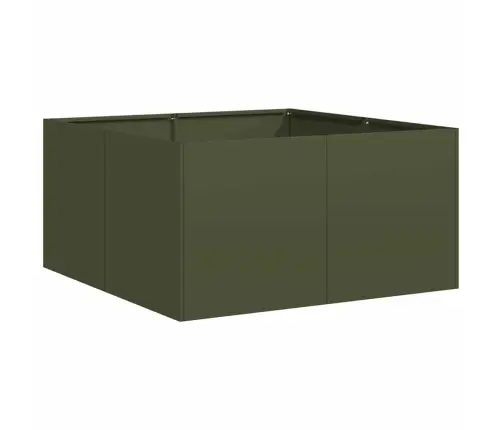 Taimekast, Oliiviroheline, 80X80X40 cm Külmvalts Teras