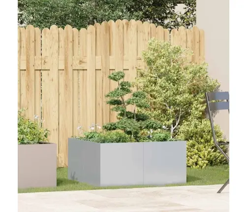 Puķu Kaste, 80X80X40 Cm, Cinkots Tērauds Vidaxl