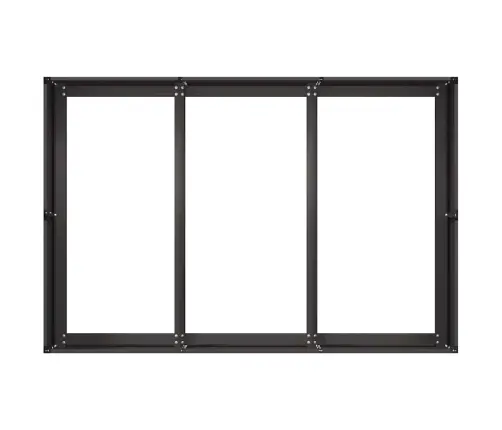 Taimekast Must 120X80X40 cm Teras