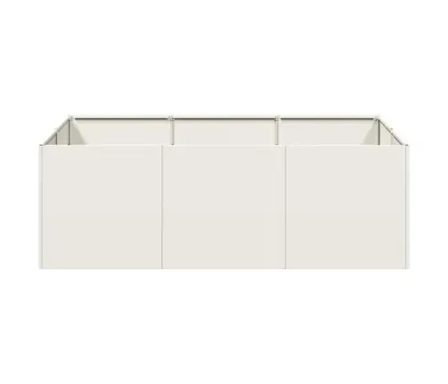 Puķu Kaste, Balta, 120X80X40 Cm, Tērauds Vidaxl