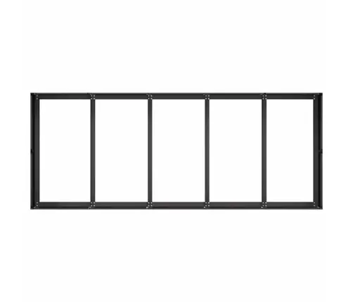 Taimekast Must 200X80X40 cm Teras