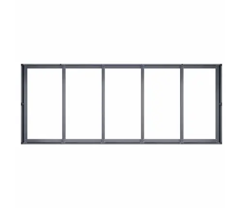 Taimekast Antratsiithall 200X80X40 cm Teras