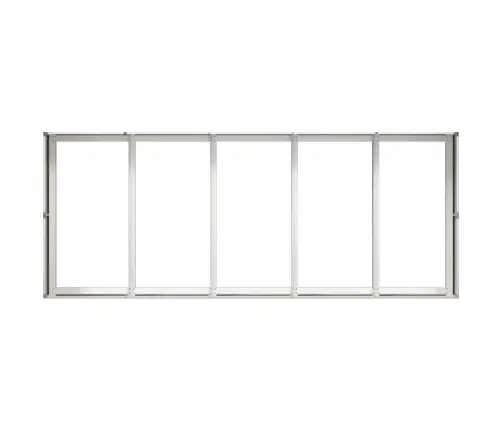 Puķu Kaste, 200X80X40 Cm, Nerūsējošs Tērauds Vidaxl