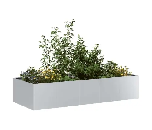 Puķu Kaste, 200X80X40 Cm, Cinkots Tērauds Vidaxl