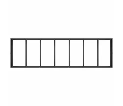 Taimekast Must 280X80X40 cm Teras