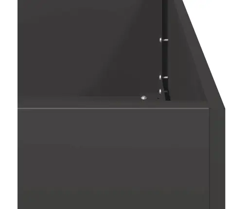 Taimekast Must 280X80X40 cm Teras