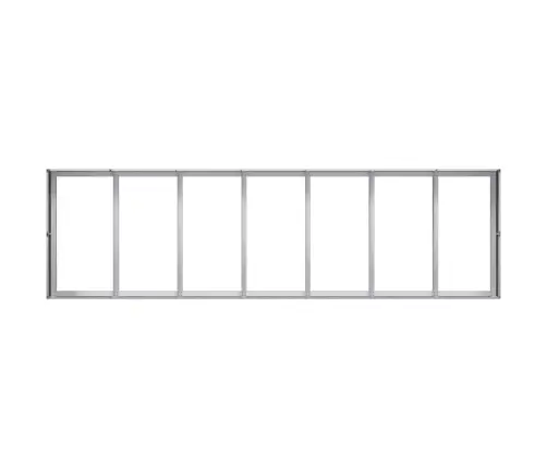 Taimekast, 280X80X40 cm Tsingitud Teras