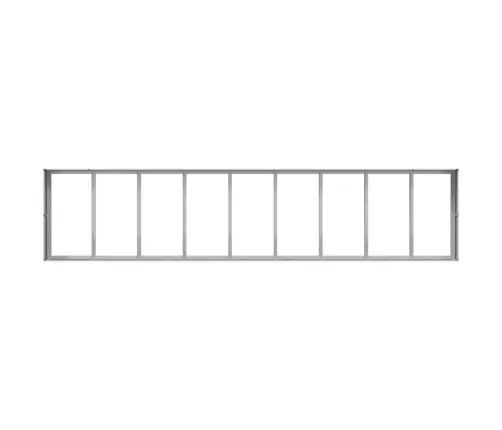 Taimekast, 360X80X40 cm Tsingitud Teras