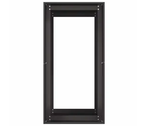 Taimekast Must 40X80X80 cm Teras