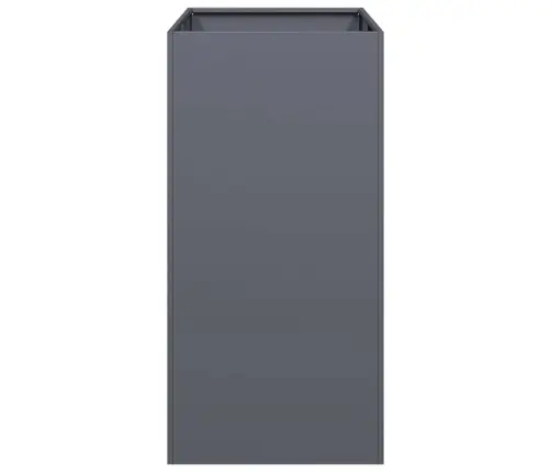 Puķu Kaste, Pelēka, 40X80X80 Cm, Tērauds Vidaxl