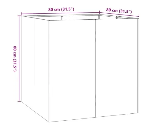 Lovelis, 80X80X80cm Galvanizuotas Plienas