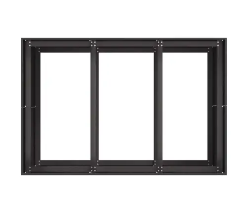 Taimekast Must 120X80X80 cm Teras