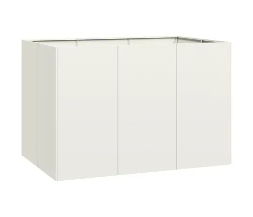 Puķu Kaste, Balta, 120X80X80 Cm, Tērauds Vidaxl