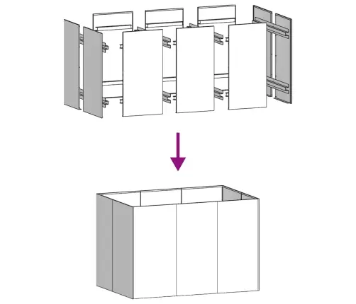 Puķu Kaste, Olīvzaļa, 120X80X80 Cm, Tērauds Vidaxl