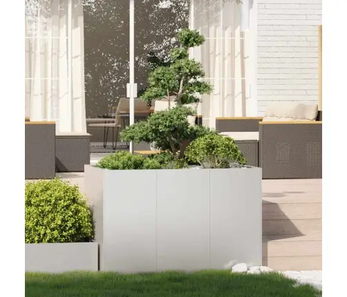 Puķu Kaste, 120X80X80 Cm, Nerūsējošs Tērauds Vidaxl