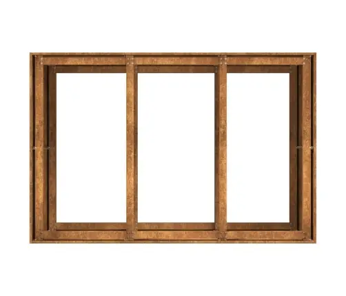 Taimekast, Rooste, 120X80X80 cm Ilmastikukindel Teras