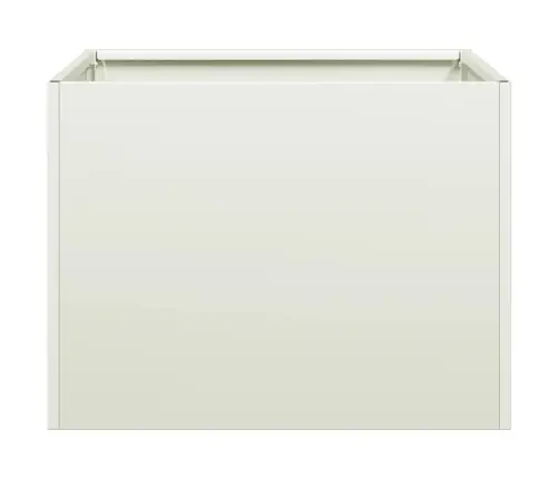 Puķu Kaste, Balta, 40X40X30 Cm, Tērauds Vidaxl