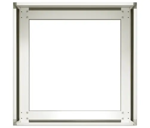 Puķu Kaste, Balta, 40X40X30 Cm, Tērauds Vidaxl