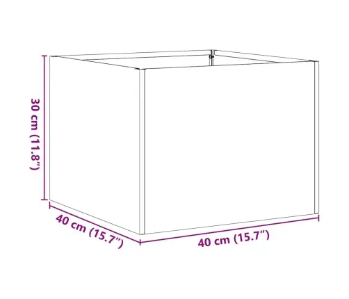 Aia Taimekast, Oliiviroheline, 40X40X30 cm Teras