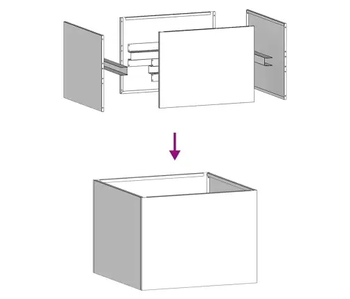 Puķu Kaste, Rūsas, 40X40X30 Cm, Izturīgs Tērauds Vidaxl