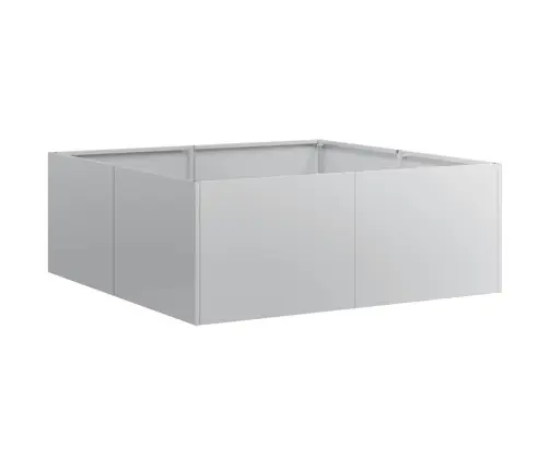 Puķu Kaste, 80X80X30 Cm, Cinkots Tērauds Vidaxl