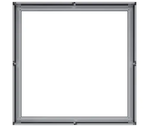 Puķu Kaste, 80X80X30 Cm, Cinkots Tērauds Vidaxl